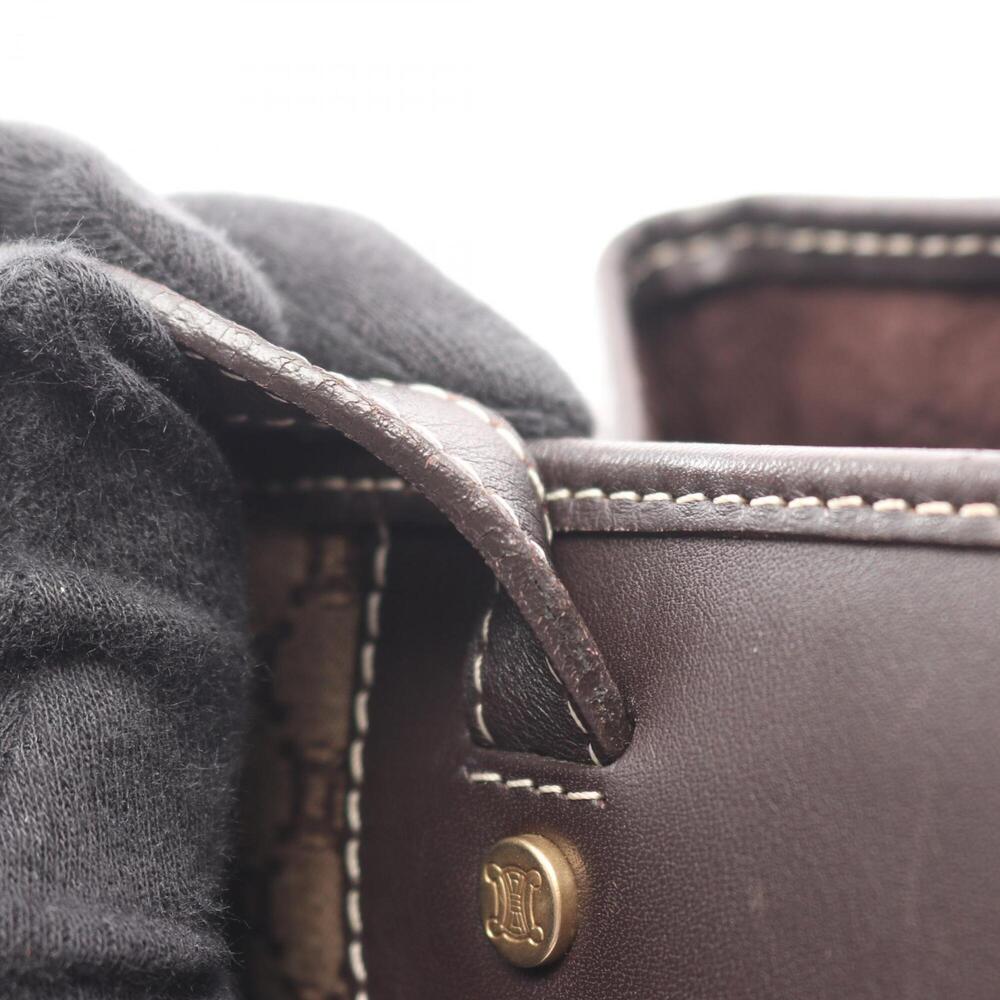 Celine Macadam handbag, canvas and leather, women's, beige/brown. - Picture 7 of 11